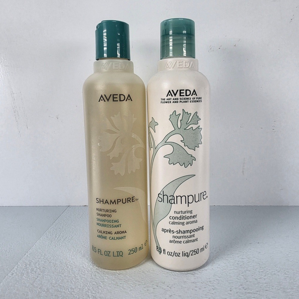Aveda Shampure Nurturing Shampoo and Conditioner Set 8.5oz 250ml Duo Vegan